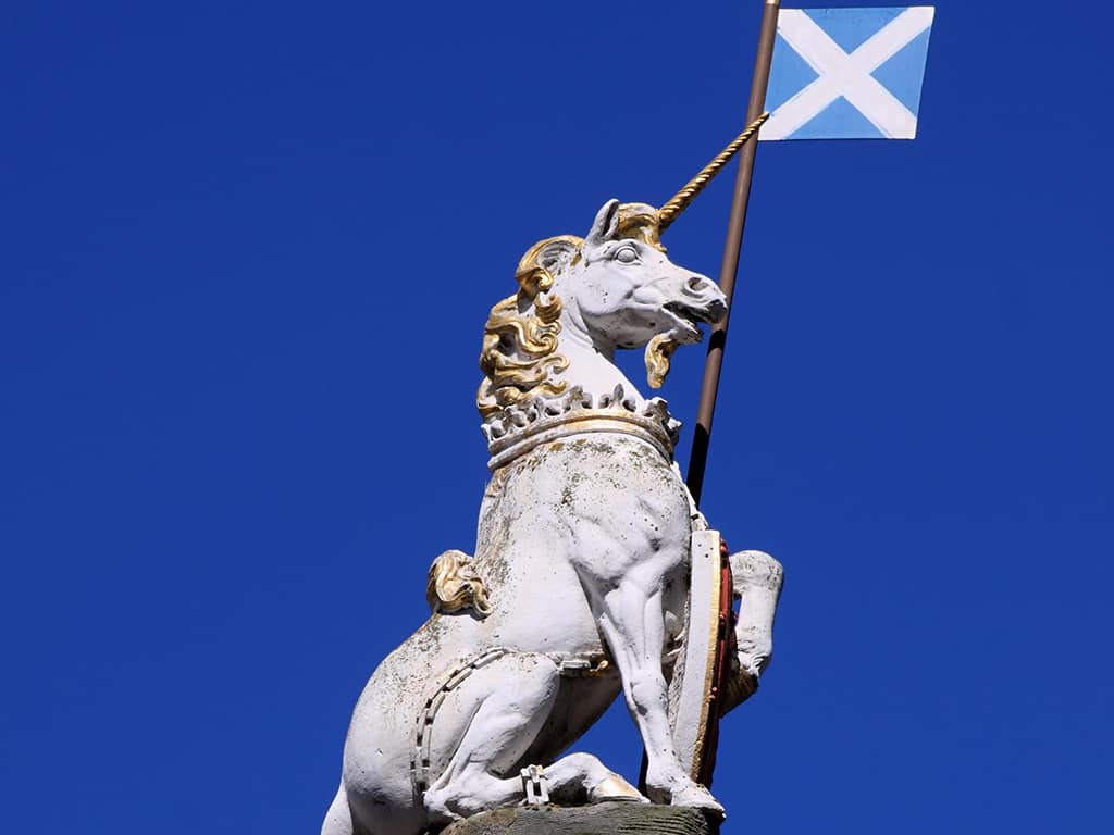 visit scotland unicorn